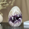Genuine Amethyst Egg, Quartz Geode Cave, Crystal Cavern, Extra quality piece, Cut base polished specimen | Amethyst Geodes | Wiccan Center