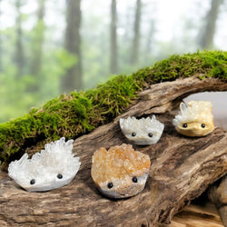 Sparkle Geode Buddy & Crystal Cluster Rock Friends | | Wiccan Center