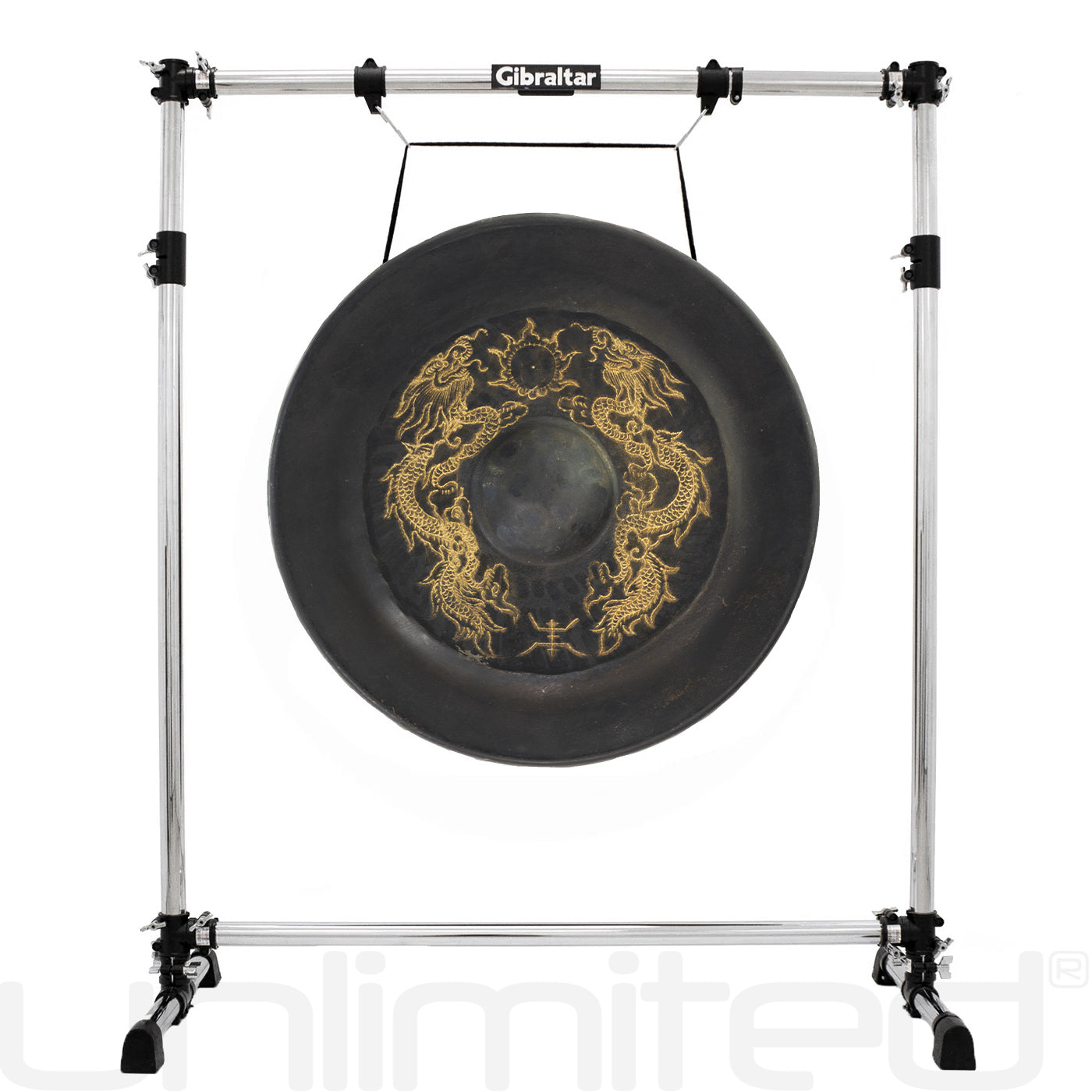 20" to 36" Vietnamese Dragon Gongs on Stands | Gong & Stand Combo | Wiccan Center