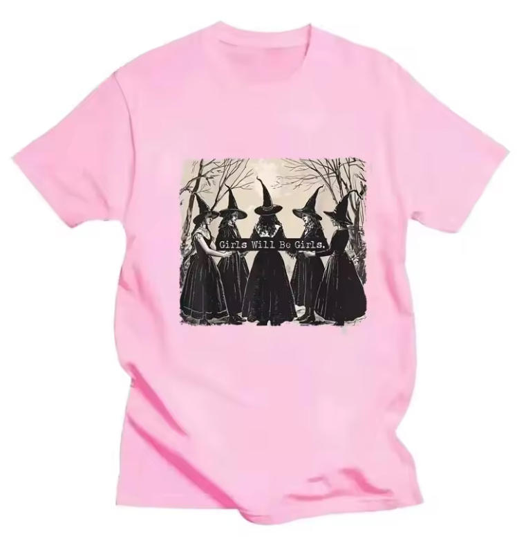 Girls Will Be Girls Witch T-Shirts | T-Shirt | Wiccan Center