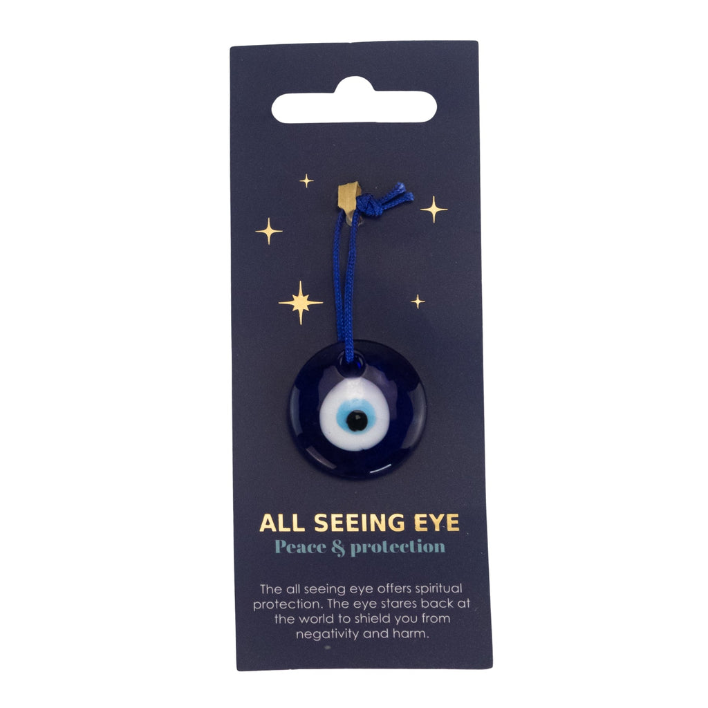 Glass Evil Eye Protection Charm | | Wiccan Center