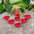 Red Glass Heart | | Wiccan Center