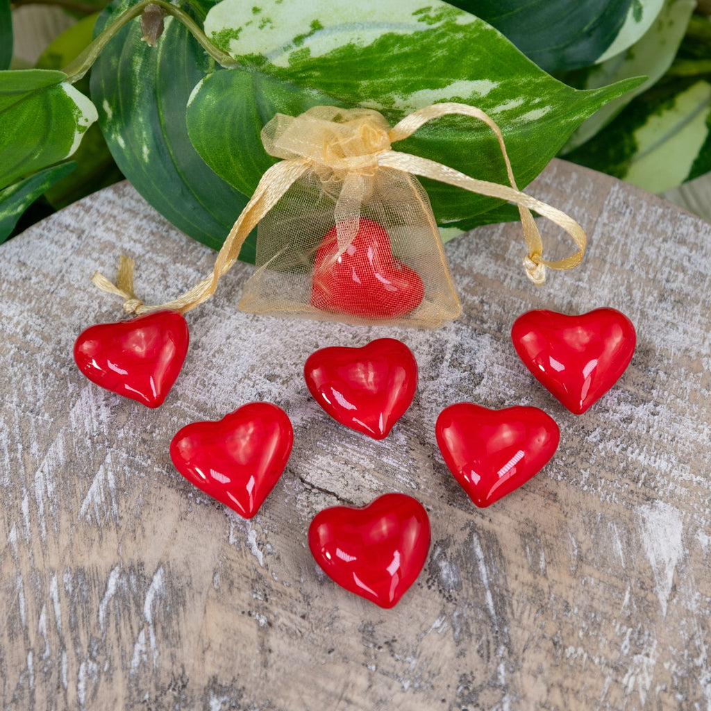 Red Glass Heart | | Wiccan Center