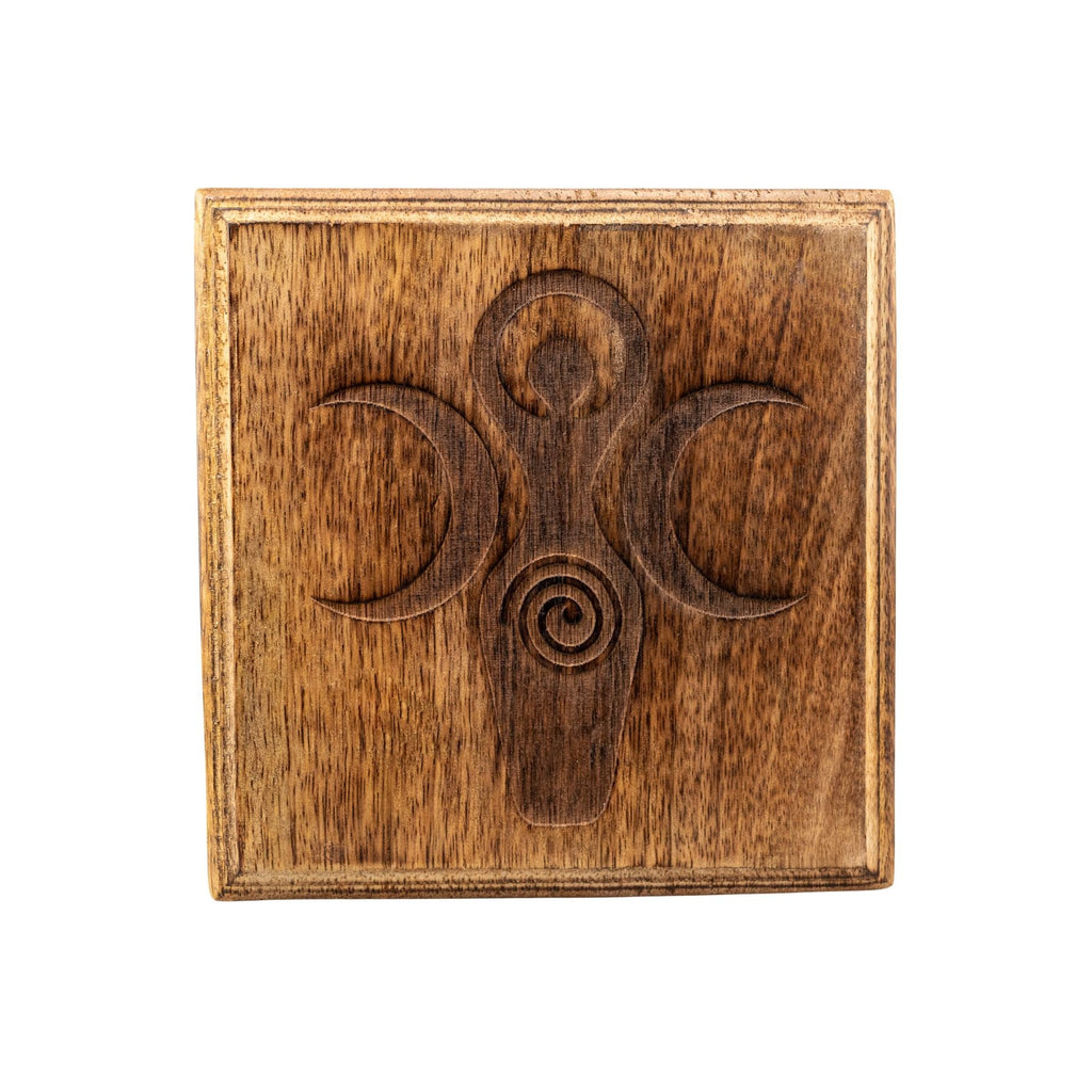 Wood Goddess Altar Table | | Wiccan Center