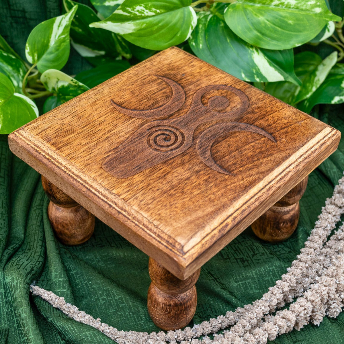 Wood Goddess Altar Table | | Wiccan Center