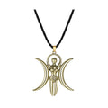 Triple Moon Goddess Necklace | Pendant | Wiccan Center