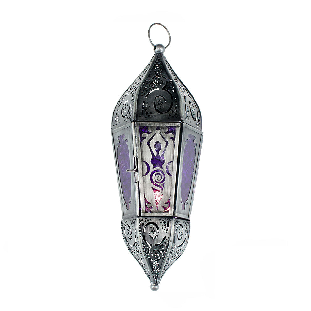 Goddess Glass & Metal Lantern | Lantern | Wiccan Center