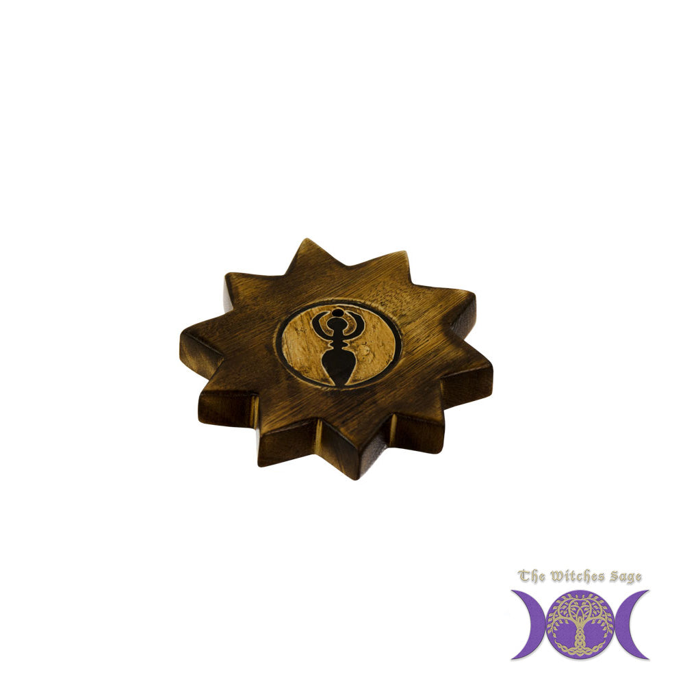 Goddess Wooden Incense Burner | Incense Burner | Wiccan Center
