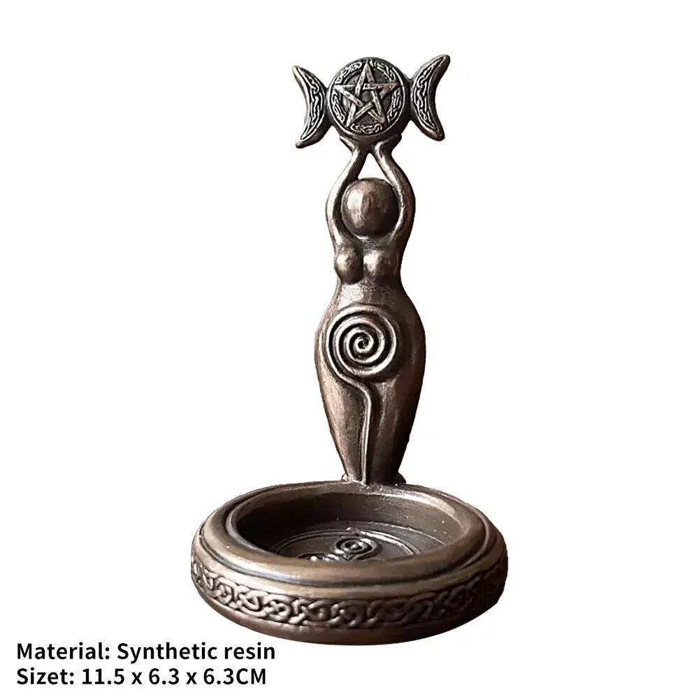 Goddess Triple Moon Candle Holder | Candle Holders | Wiccan Center
