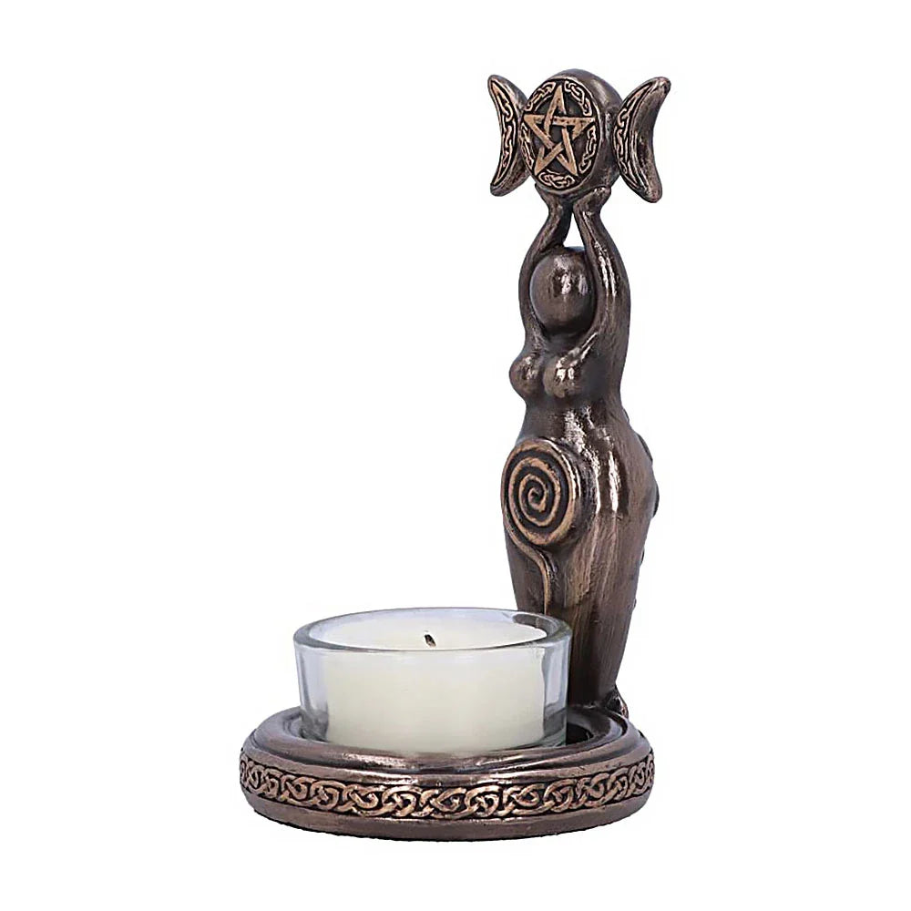 Goddess Triple Moon Candle Holder | Candle Holders | Wiccan Center