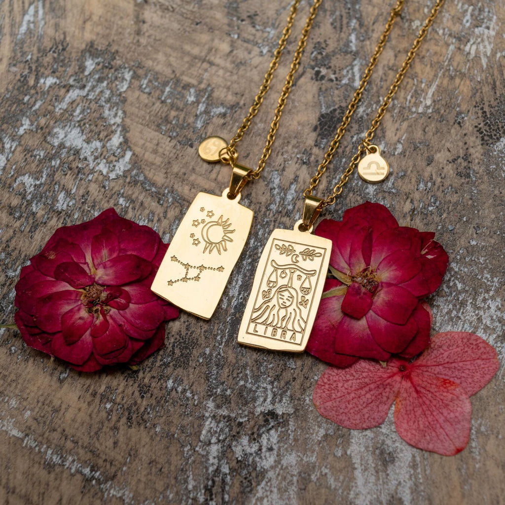 Zodiac Tarot Card & Astrology Necklace | Necklaces | Wiccan Center