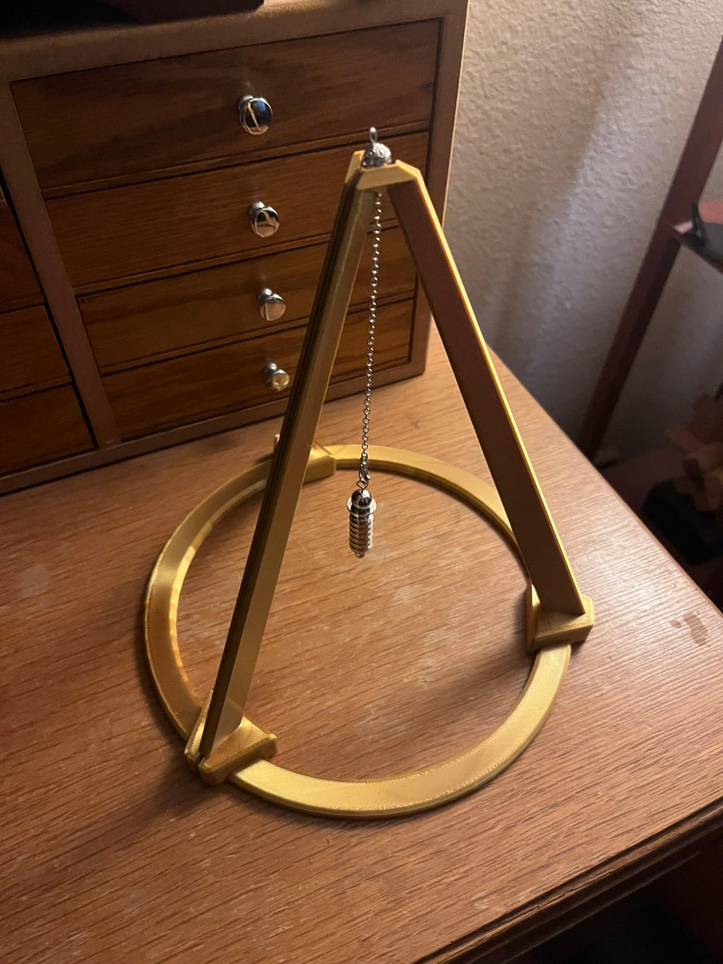 Large Pendulum Tripod (3D printed PLA plastic) | Pendulum Stand | Wiccan Center