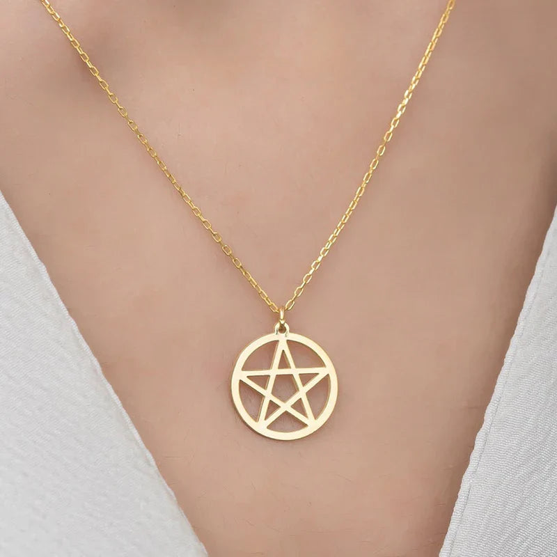 Pentacle Chain Necklace | necklace | Wiccan Center