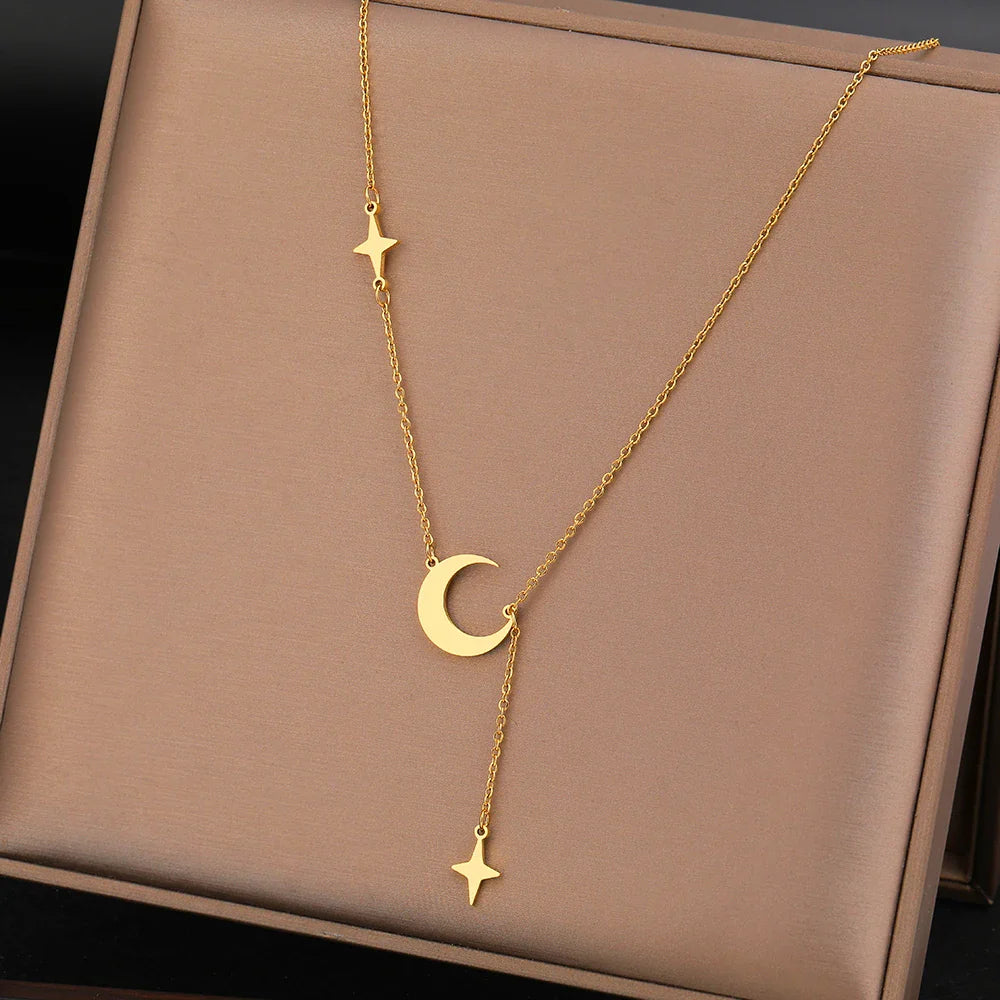 Moon Star Necklaces | necklace | Wiccan Center
