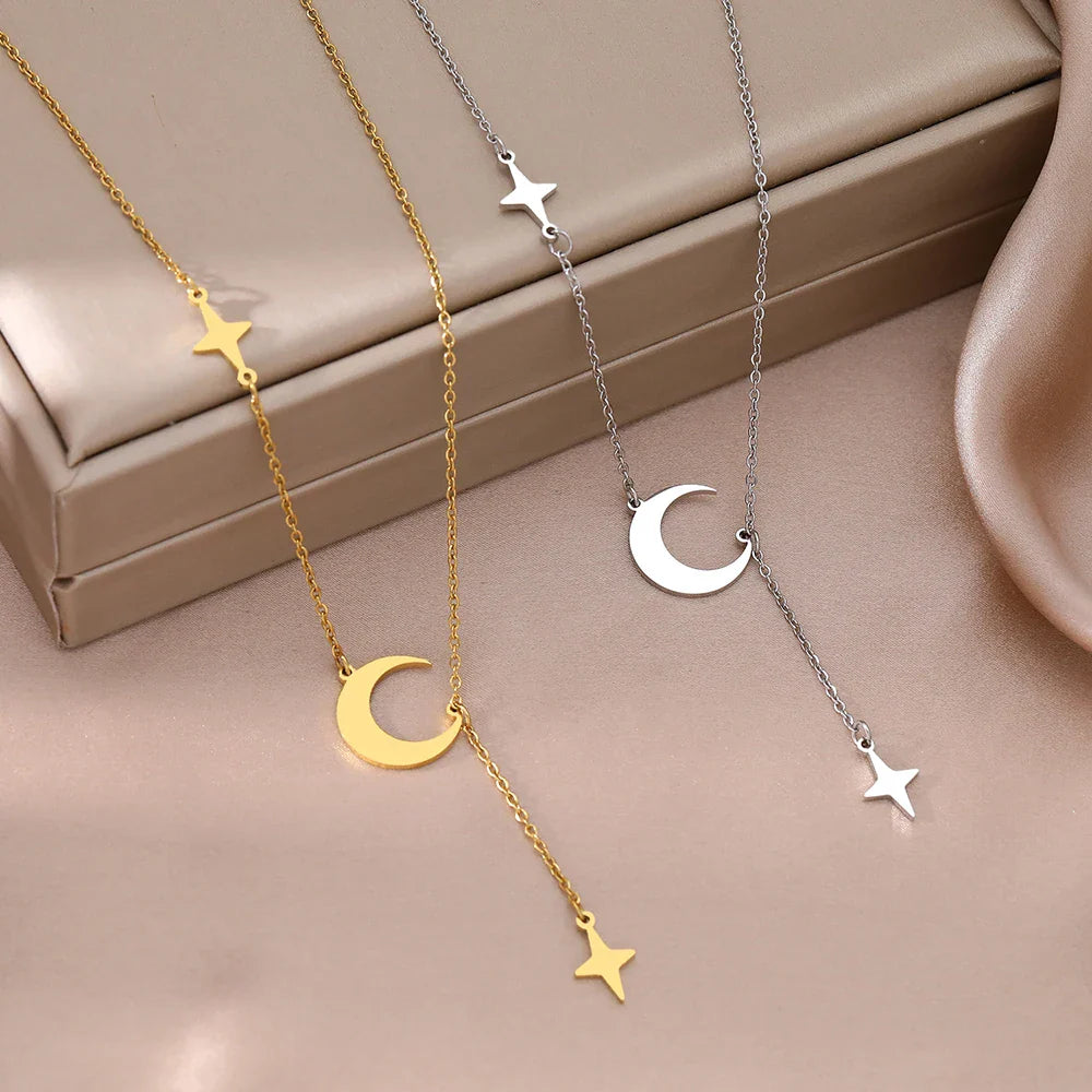 Moon Star Necklaces | necklace | Wiccan Center