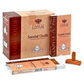 Golden Lotus Sandal Oudh Smudge Incense Bricks | Incense | Wiccan Center