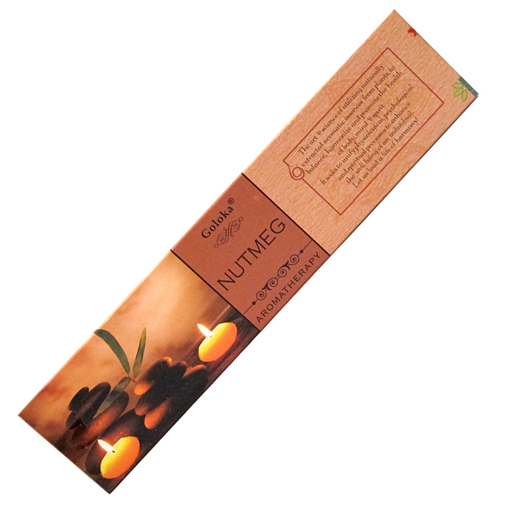 Goloka Aroma Nutmeg Incense Sticks | Incense | Wiccan Center