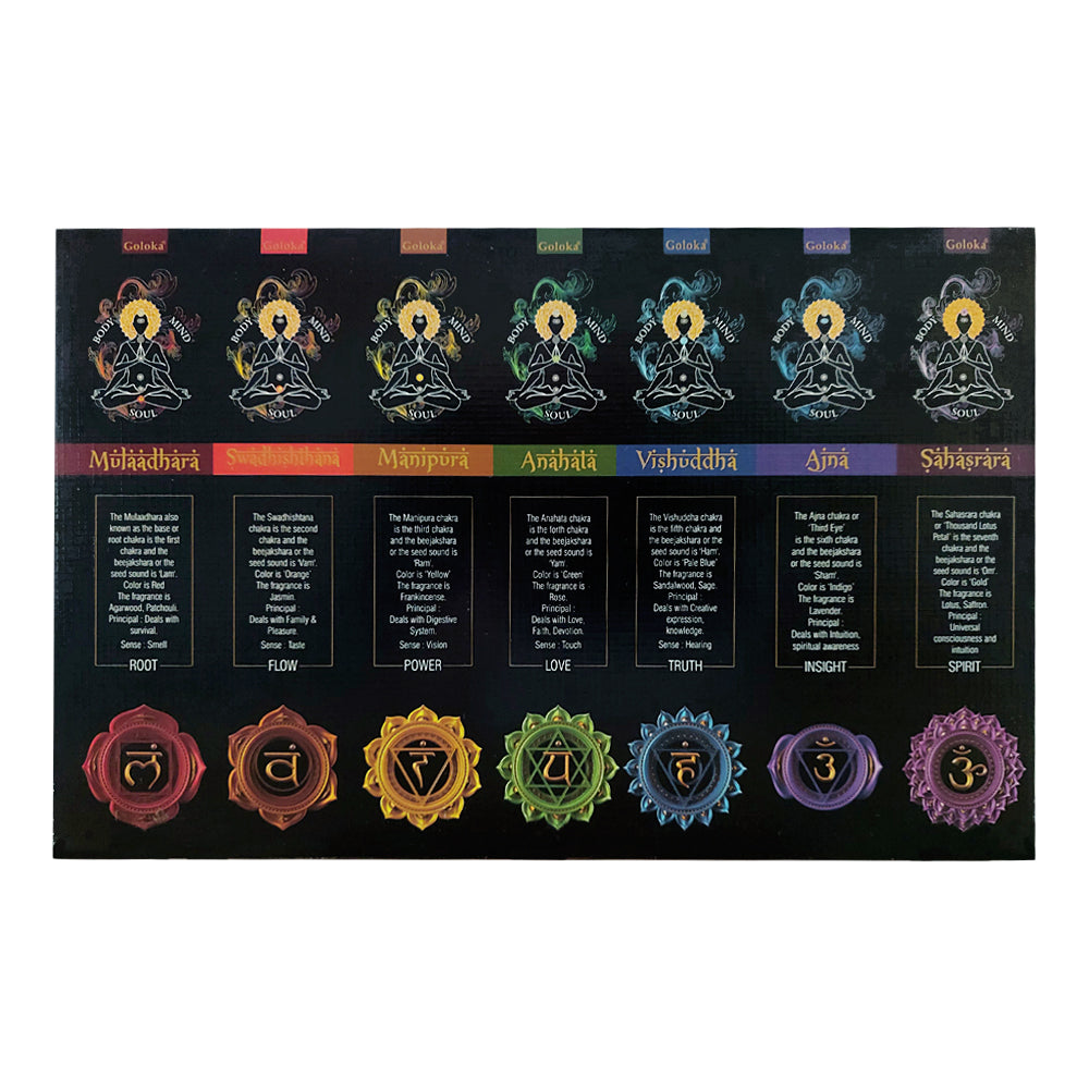 Goloka Chakra 7-in-1 Gift Pack (7 Packs Per Box)
