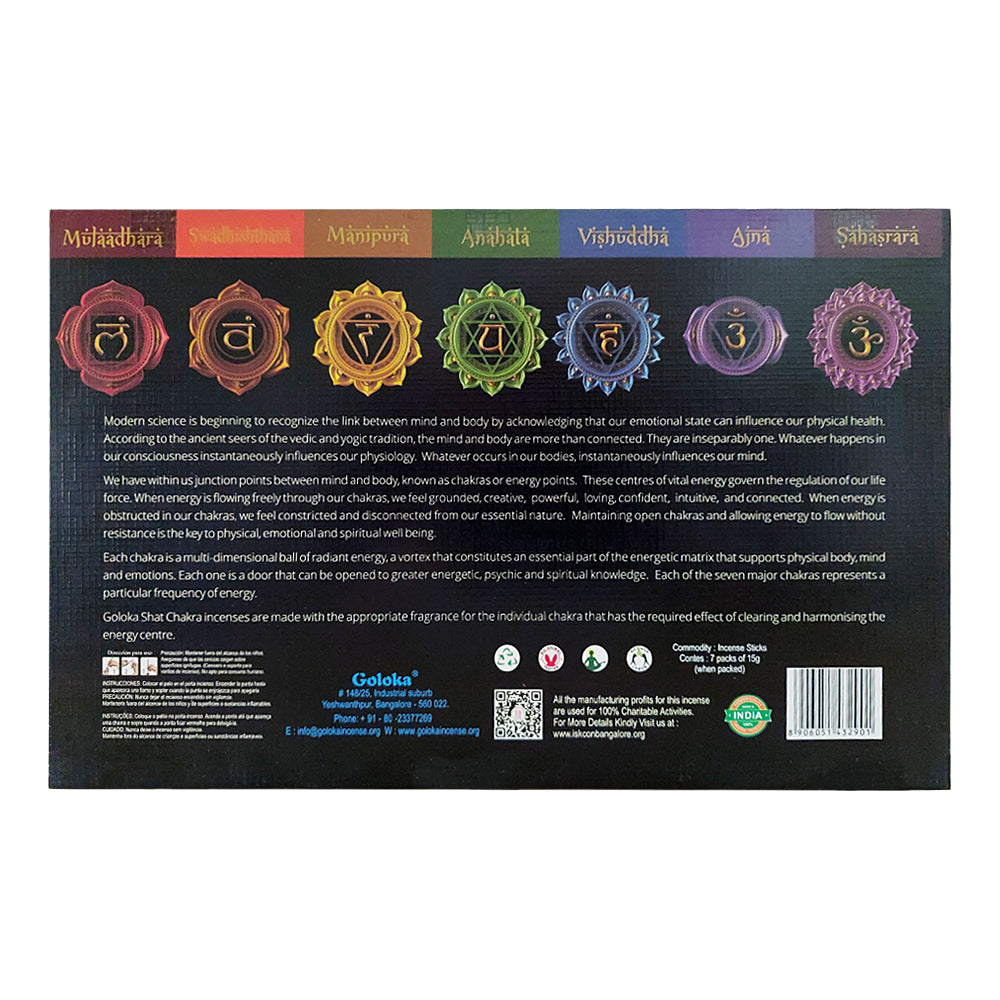 Goloka Chakra 7-in-1 Gift Pack (7 Packs Per Box)