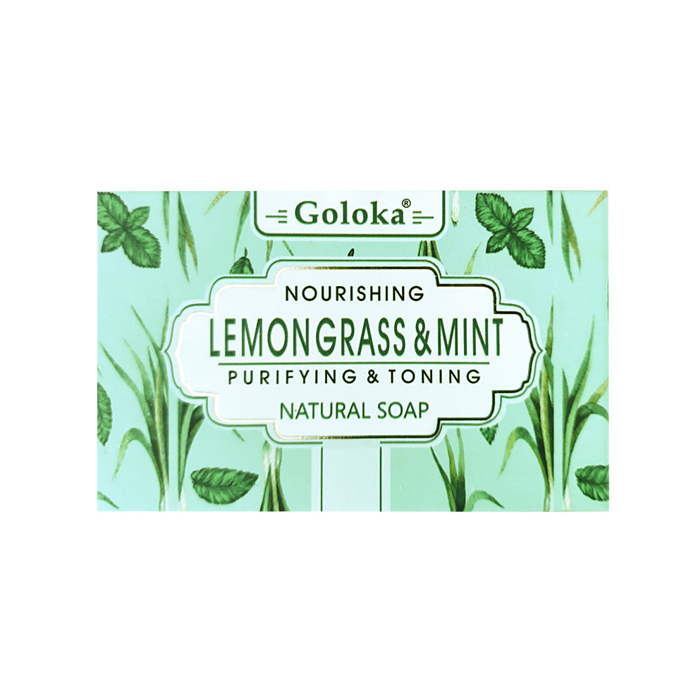 Goloka Lemongrass & Mint Soap 75 gram | Soap | Wiccan Center