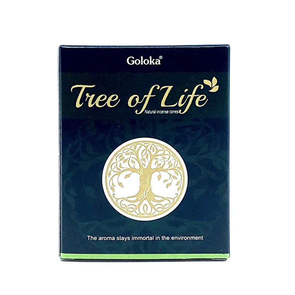 Goloka Tree of Life Incense Cones (Black Series) | Incense | Wiccan Center