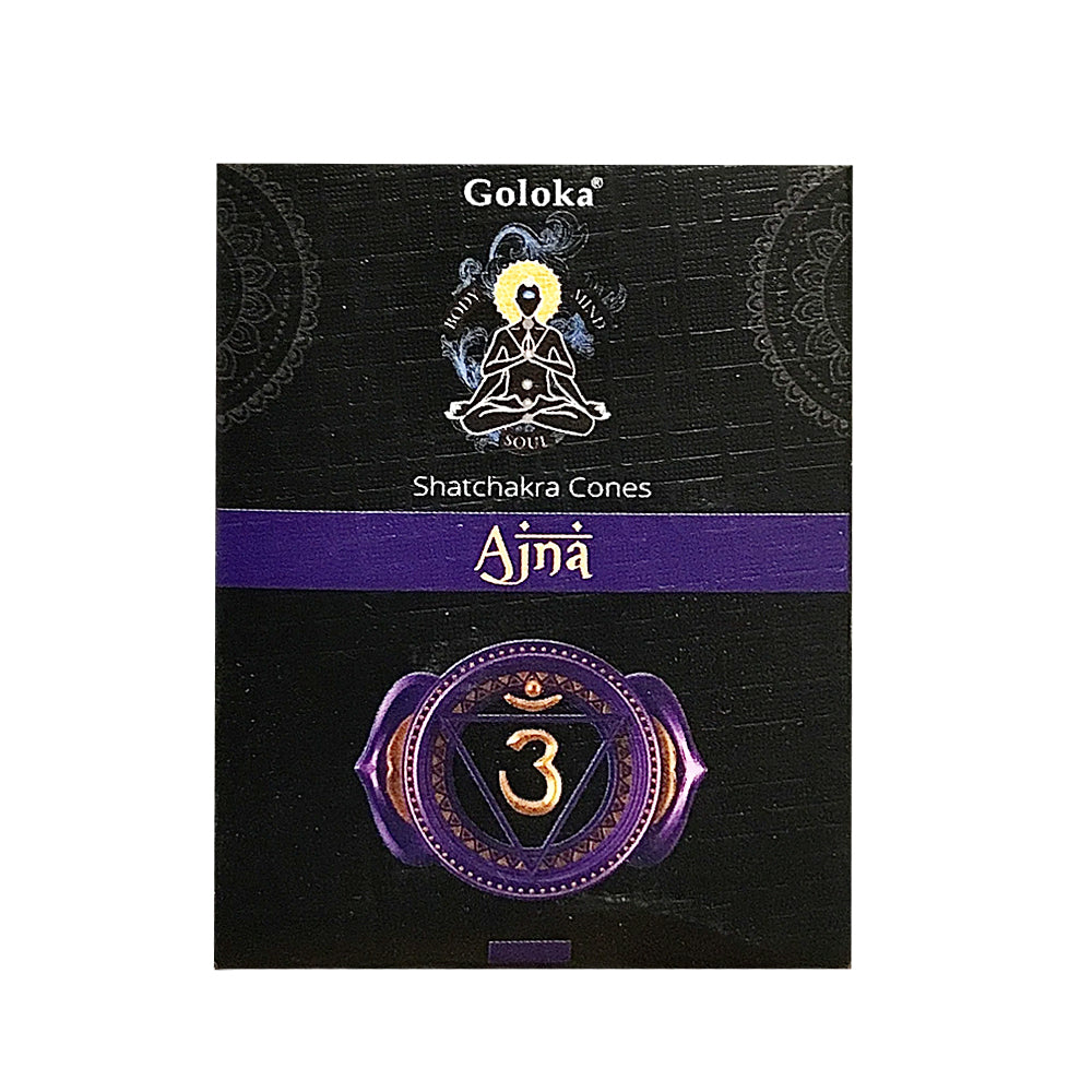 Goloka Shatchakra (Chakra) Incense Cones | Incense | Wiccan Center