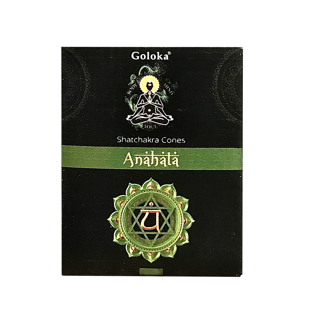 Goloka Shatchakra (Chakra) Incense Cones | Incense | Wiccan Center