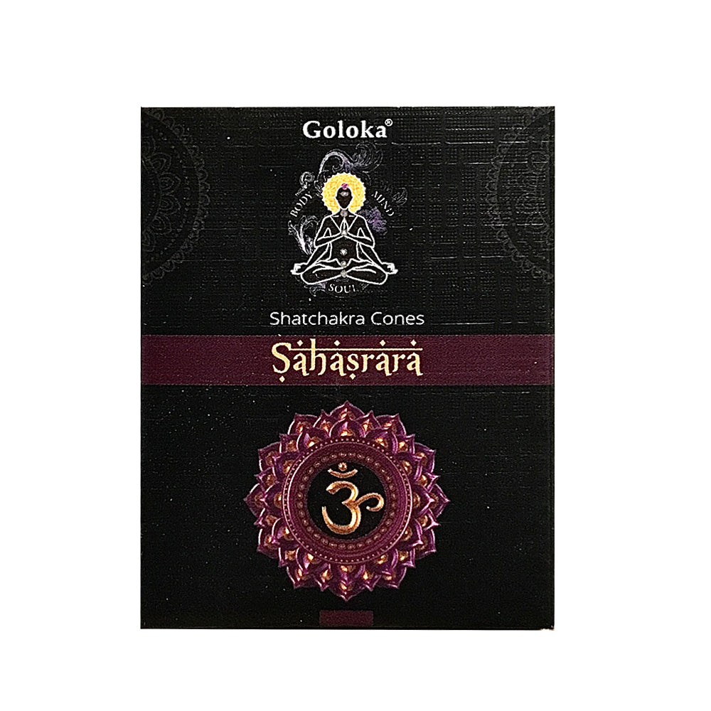 Goloka Shatchakra (Chakra) Incense Cones | Incense | Wiccan Center