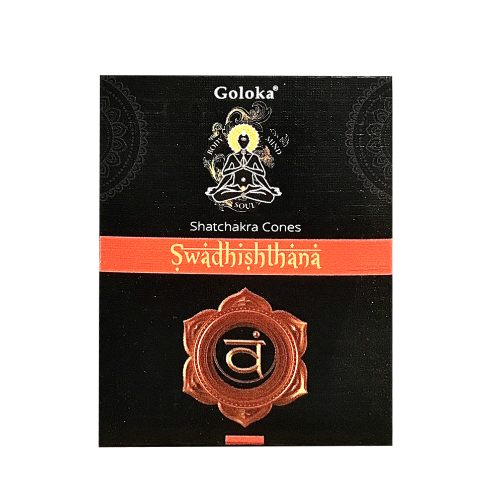 Goloka Shatchakra (Chakra) Incense Cones | Incense | Wiccan Center