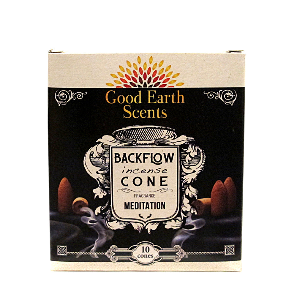 Good Earth (Soul Sticks) Meditation Backflow Incense Cones | Incense | Wiccan Center