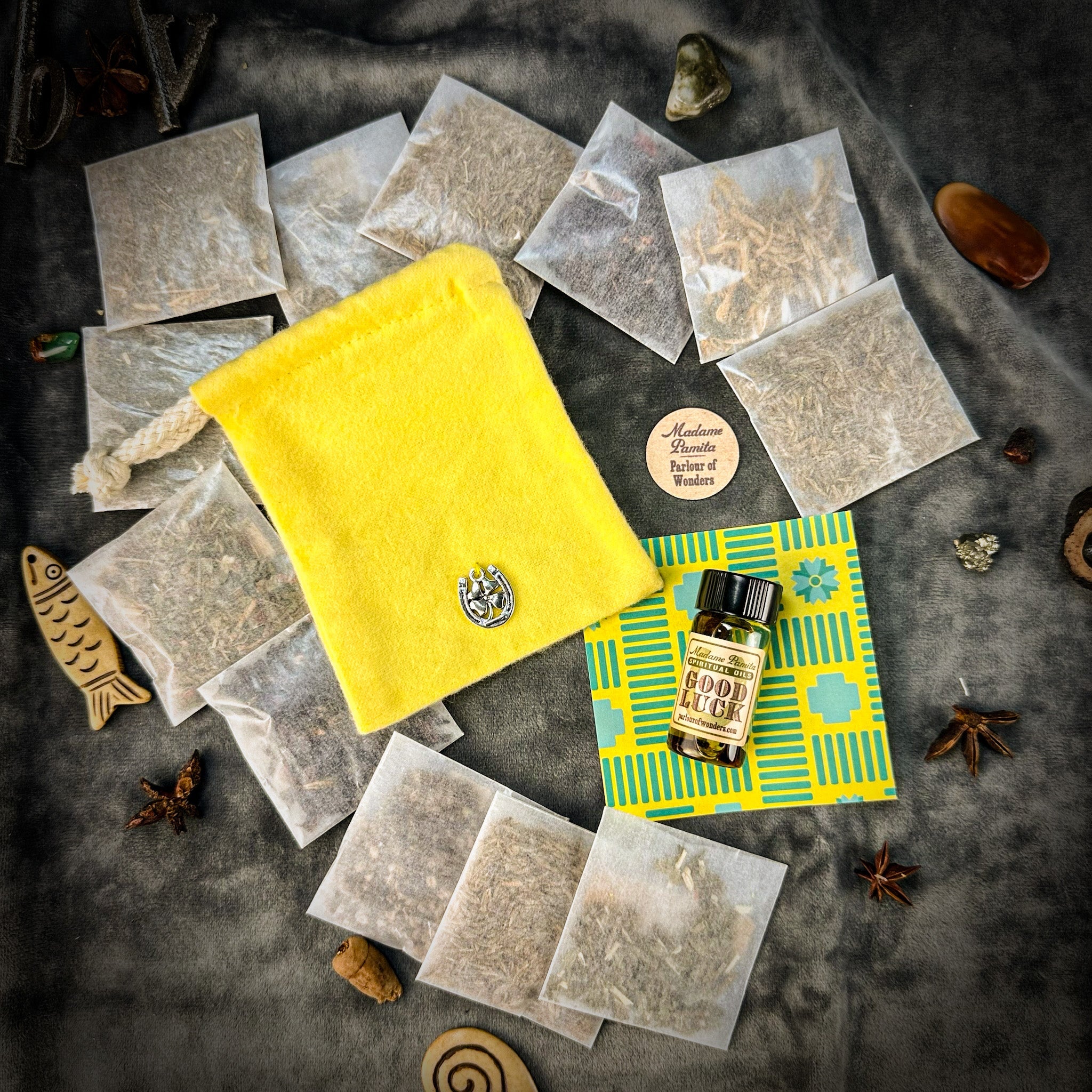 Good Luck Mojo Bag Kit - Triple Strength | Mojo Bag | Wiccan Center