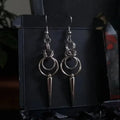 Gothic Chainmail Spike Earrings | earrings | Wiccan Center