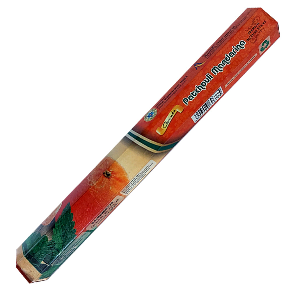 Govinda Patchouli Tangerine Incense Sticks | Incense | Wiccan Center