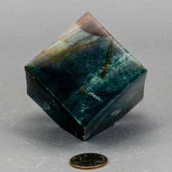 Green Jasper Cube w/t Cut Corner | Cubes | Wiccan Center