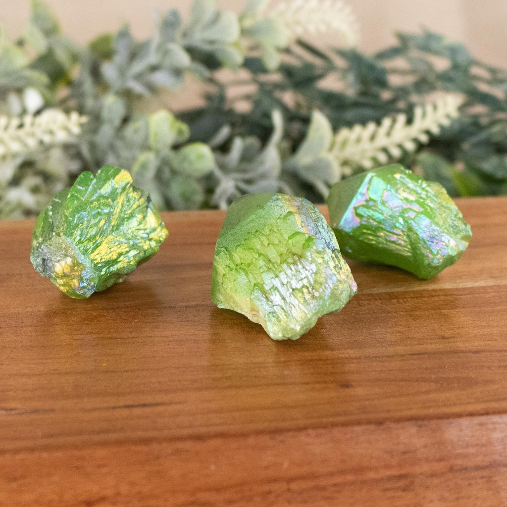 Green Aura Quartz Point 1lb | | Wiccan Center