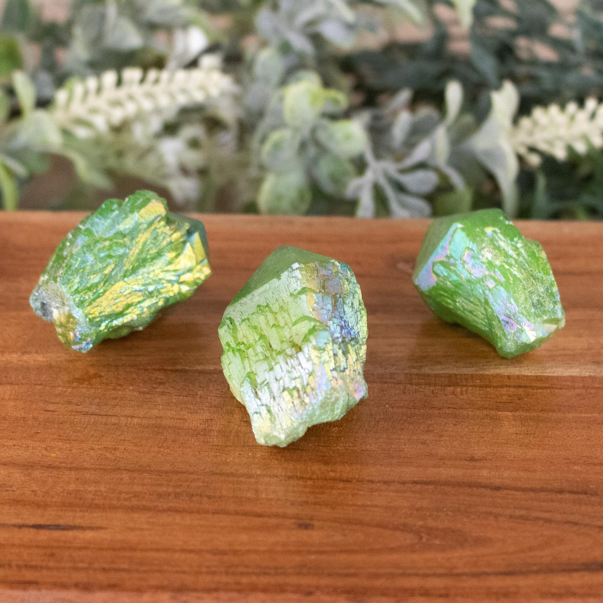 Green Aura Quartz Point 1lb | | Wiccan Center