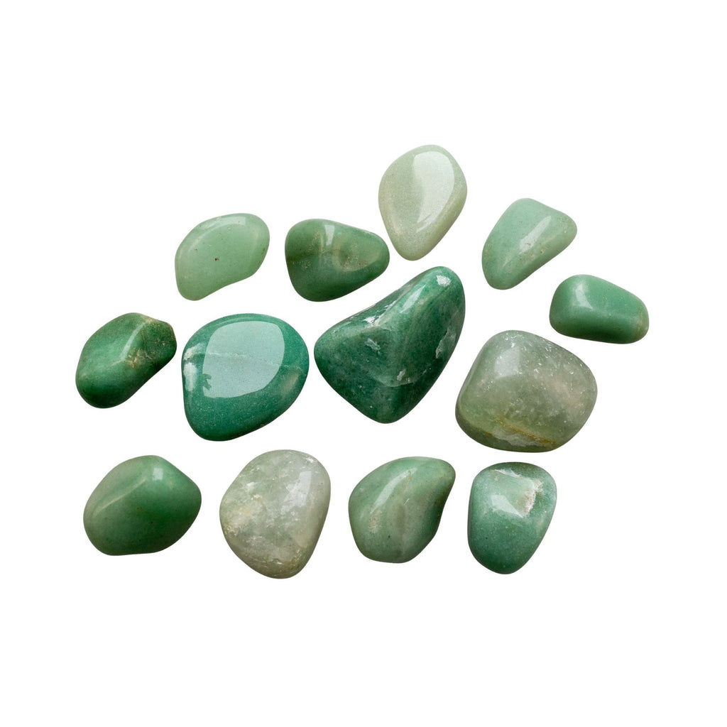 Green Aventurine Tumbled 1lb | Rocks & Fossils | Wiccan Center