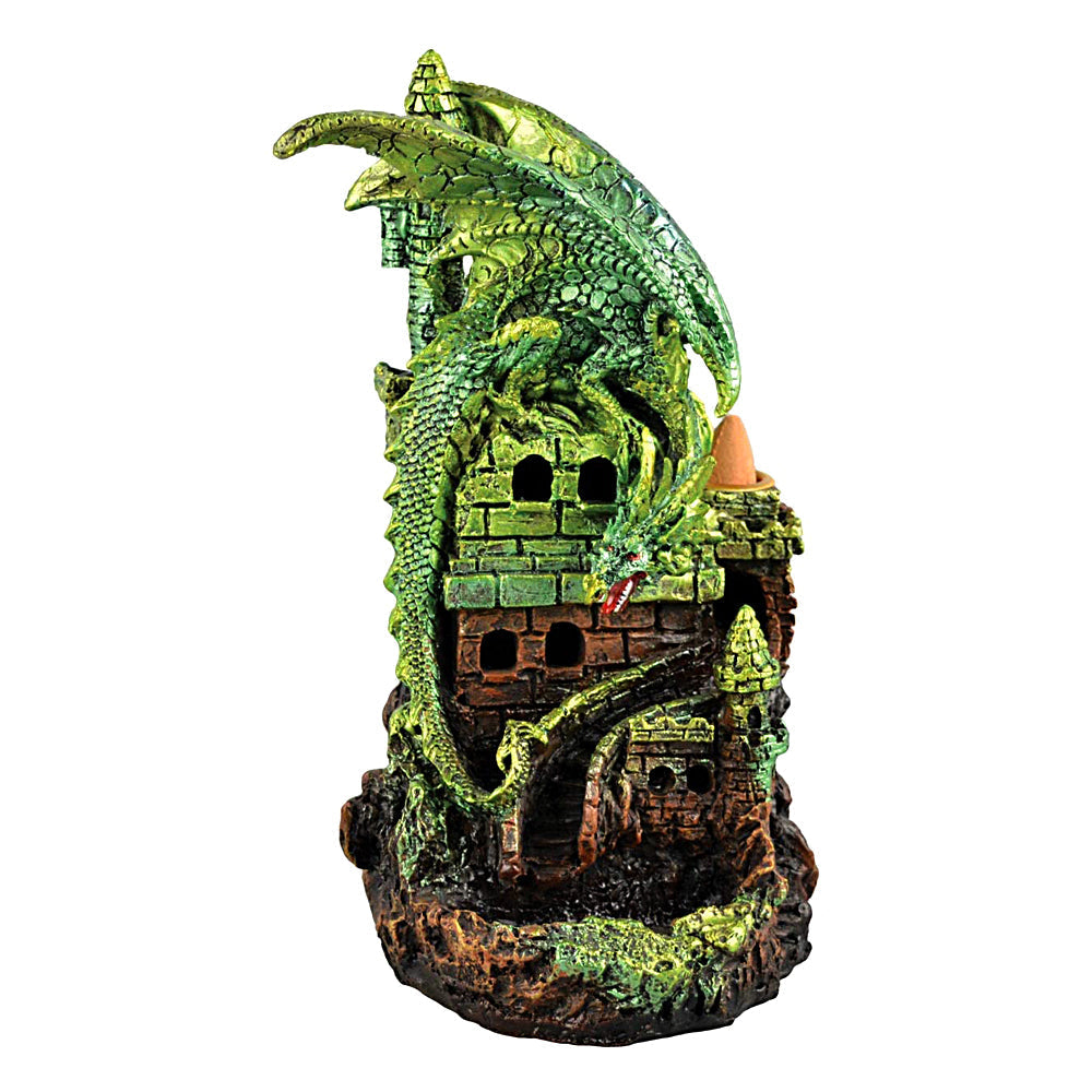 Green Dragon Backflow Incense Burner | Incense Burner | Wiccan Center