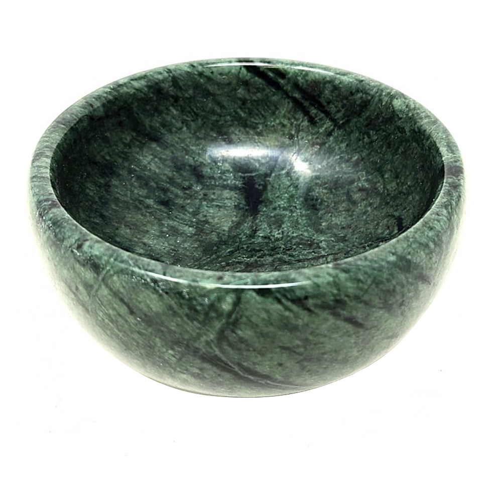 Green Marble Smudge Bowl 4" | Smudge Bowl | Wiccan Center