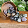 Green Moss Agate Tumbled 1lb