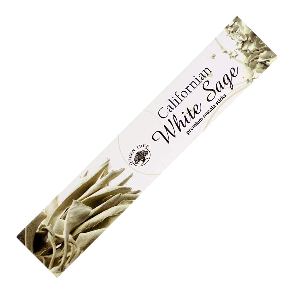 Green Tree California White Sage Incense Sticks 15g | Incense | Wiccan Center
