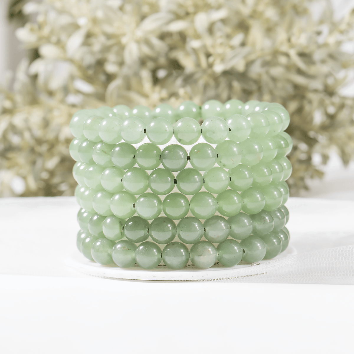 Green Aventurine Bracelet (Emotional Understanding and Attraction)