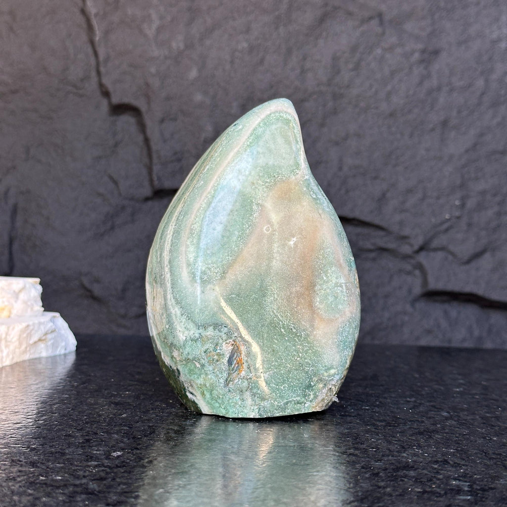 Green Gemstone, perfect trendy gift for crystal lovers, Green Jasper Flame | Rocks & Geodes | Wiccan Center