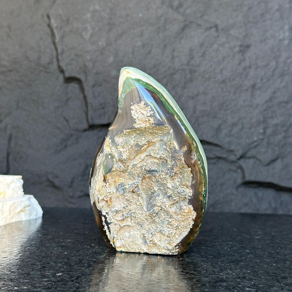 Green Gemstone, perfect trendy gift for crystal lovers, Green Jasper Flame | Rocks & Geodes | Wiccan Center