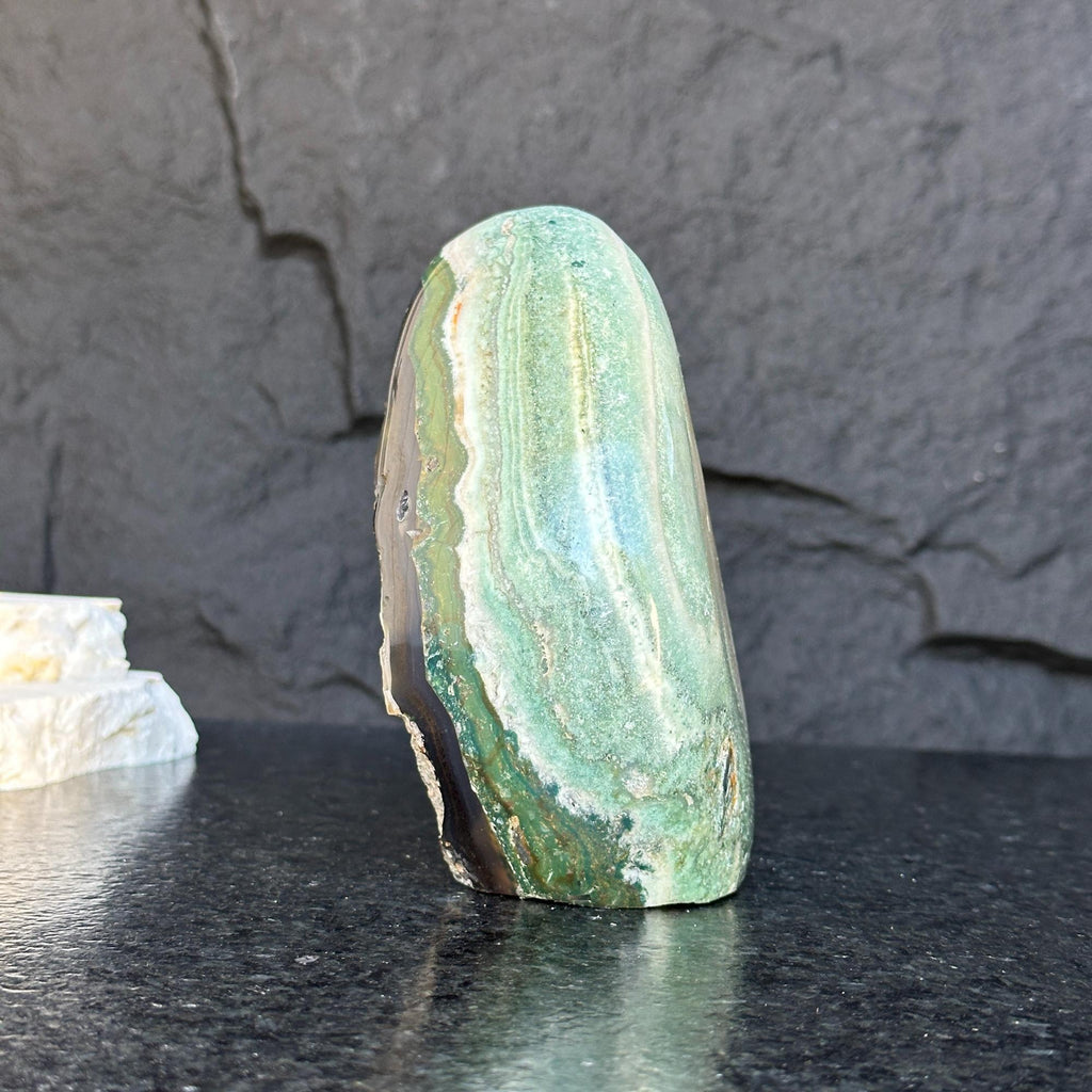 Green Gemstone, perfect trendy gift for crystal lovers, Green Jasper Flame | Rocks & Geodes | Wiccan Center