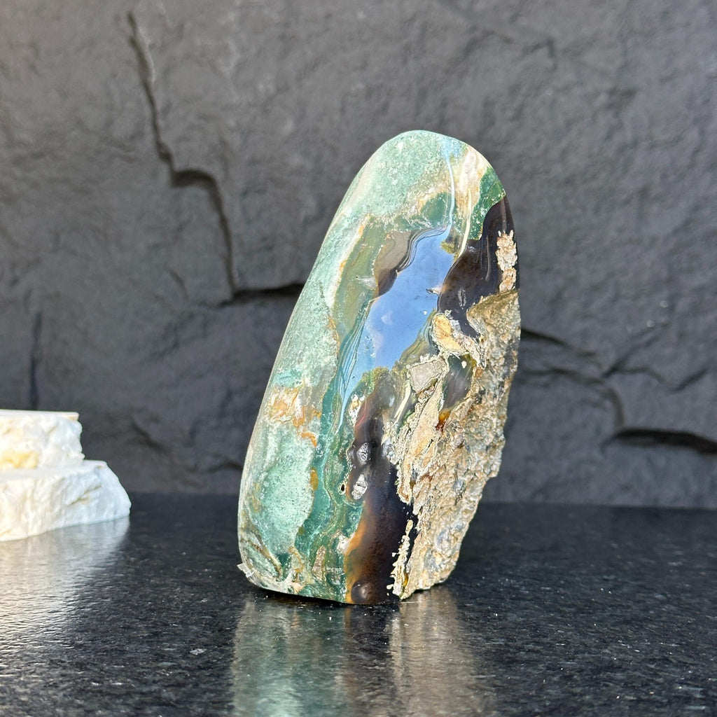 Green Gemstone, perfect trendy gift for crystal lovers, Green Jasper Flame | Rocks & Geodes | Wiccan Center