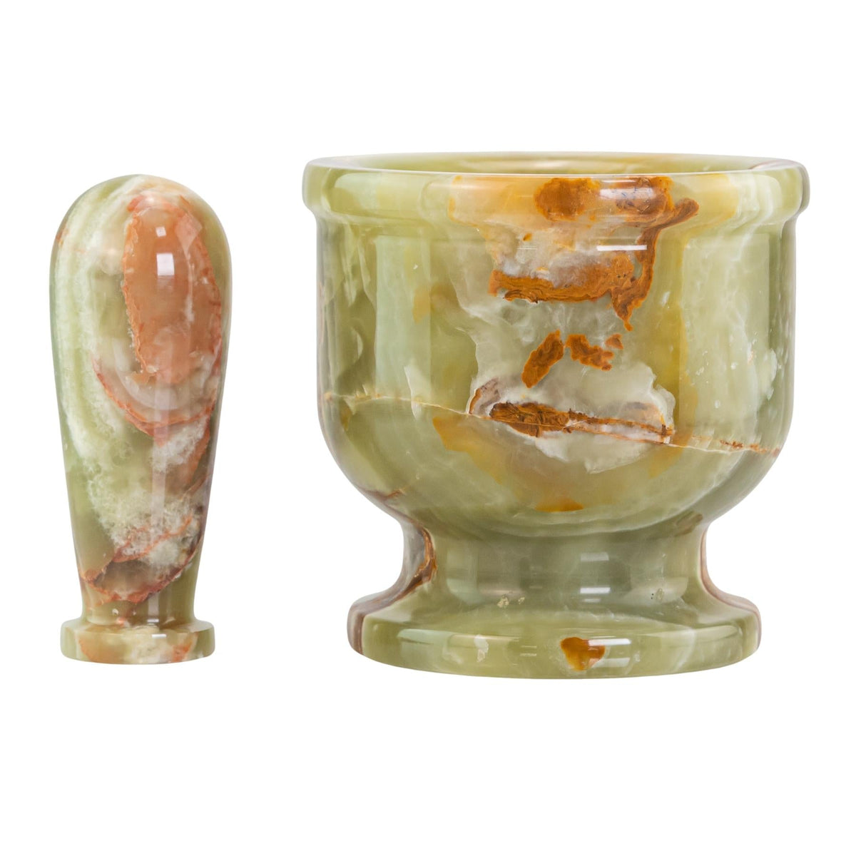 Green Onyx Mortar and Pestle | Mortars & Pestles | Wiccan Center