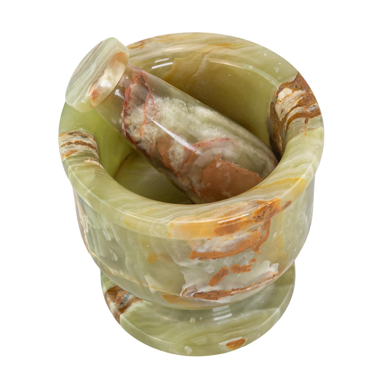 Green Onyx Mortar and Pestle | Mortars & Pestles | Wiccan Center