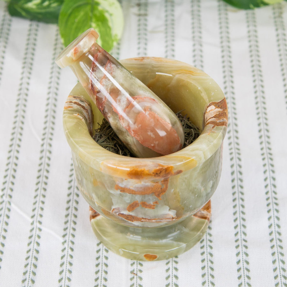 Green Onyx Mortar and Pestle | Mortars & Pestles | Wiccan Center