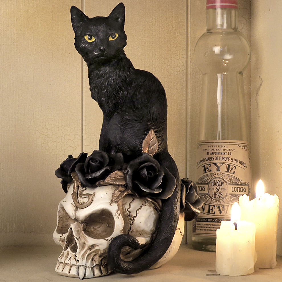 Grimalkin's Ghost Desk | Statue | Wiccan Center